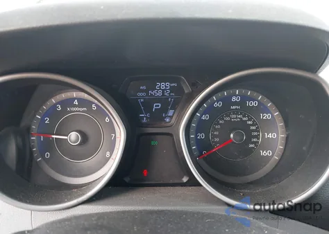 2013 Hyundai Elantra Gls из США, поврежденный, VIN KMHDH4AE7DU752154